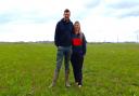 Hannah Hetherington and Tom Martin, both aged 24, are tenants of Mendhams Farm in Outwell, between