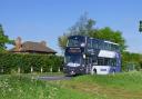 The X41 Bungay bus taken on the Norwich Road near Woodton