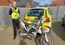 Bike seized after seen driving down the wrong side of the road