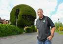Peter Davis (pictured) is the owner of a rather unusual tree
