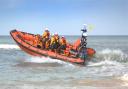 The Sheringham RNLI inshore lifeboat