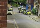 Police were seen in the centre of Wymondham
