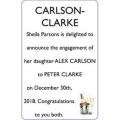 ALEX CARLSON and PETER CLARKE