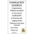 CHARLIE ROY CHURCH