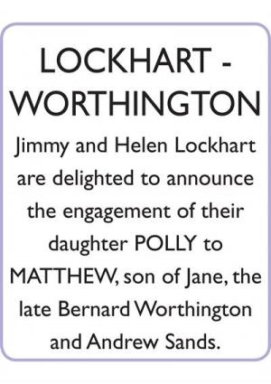 LOCKHART - WORTHINGTON