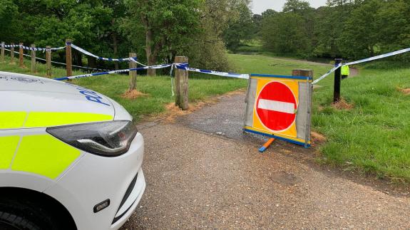 Eastern Daily Press: An area of Thetford has been sealed off by police after a 16-year-old girl was sexually assaulted. Eastern Daily Press: An area of Thetford has been sealed off by police after a 16-year-old girl was sexually assaulted.