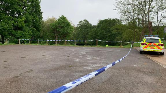 Eastern Daily Press: An area of Thetford was sealed off by police after a 16-year-old girl was sexually assaulted. Eastern Daily Press: An area of Thetford was sealed off by police after a 16-year-old girl was sexually assaulted.