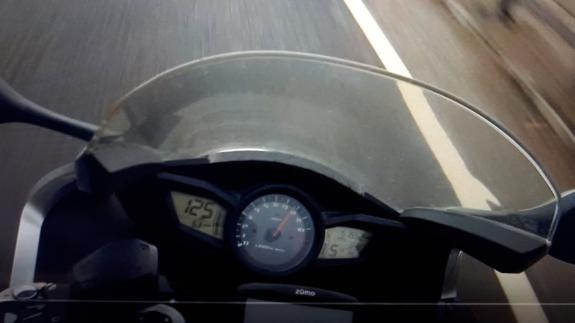 Eastern Daily Press: A motorcyclist was stopped after being spotted travelling at 125mph along the A47. A live fish was found in his rucksack. Picture: NSRAPT Eastern Daily Press: A motorcyclist was stopped after being spotted travelling at 125mph along the A47. A live fish was found in his rucksack. Picture: NSRAPT