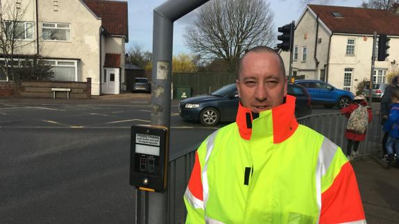 Eastern Daily Press: Adi Pope, school crossing patrol officer. Pic: Dan Grimmer. Eastern Daily Press: Adi Pope, school crossing patrol officer. Pic: Dan Grimmer.