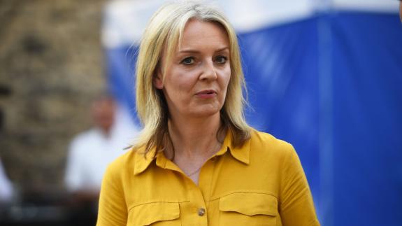 Eastern Daily Press: Liz Truss on College Green in London, after it has been announced that Boris Johnson has won the leadership ballot. Photo: Kirsty O'Connor/PA Wire Eastern Daily Press: Liz Truss on College Green in London, after it has been announced that Boris Johnson has won the leadership ballot. Photo: Kirsty O'Connor/PA Wire