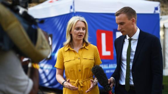 Eastern Daily Press: Liz Truss on College Green in London, after it has been announced that Boris Johnson has won the leadership ballot. Photo: Kirsty O'Connor/PA Wire Eastern Daily Press: Liz Truss on College Green in London, after it has been announced that Boris Johnson has won the leadership ballot. Photo: Kirsty O'Connor/PA Wire