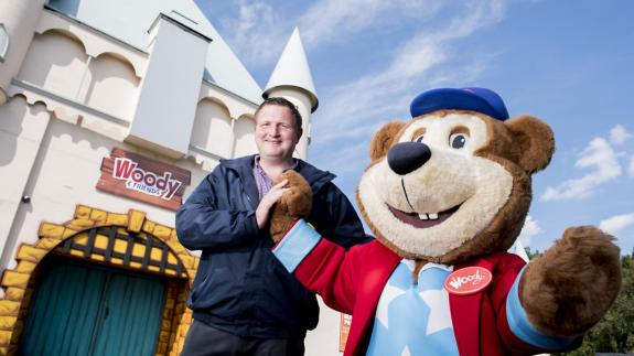 Eastern Daily Press: Woody Bear is one of the icons of Pleasurewood Hills. Picture: Nick Butcher Eastern Daily Press: Woody Bear is one of the icons of Pleasurewood Hills. Picture: Nick Butcher