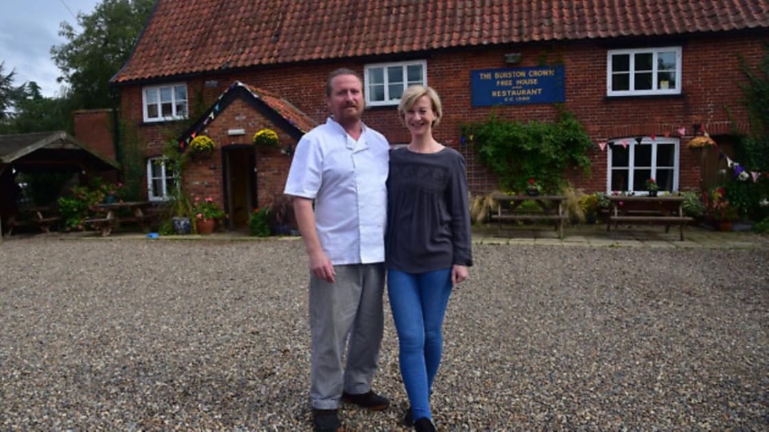 The Burston Crown wins title of South Norfolk Community Pub of the Year 