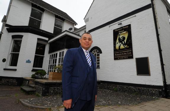 Eastern Daily Press: Gez Chetal co-owner of Thomas Paine Hotel Eastern Daily Press: Gez Chetal co-owner of Thomas Paine Hotel