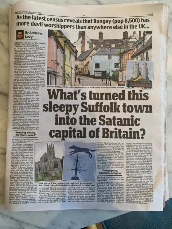 Eastern Daily Press: Daily Mail page 13 covered the findings Eastern Daily Press: Daily Mail page 13 covered the findings