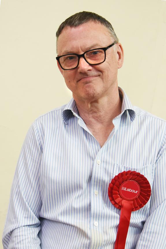 Eastern Daily Press: Mike Stonard at the election count in May Eastern Daily Press: Mike Stonard at the election count in May