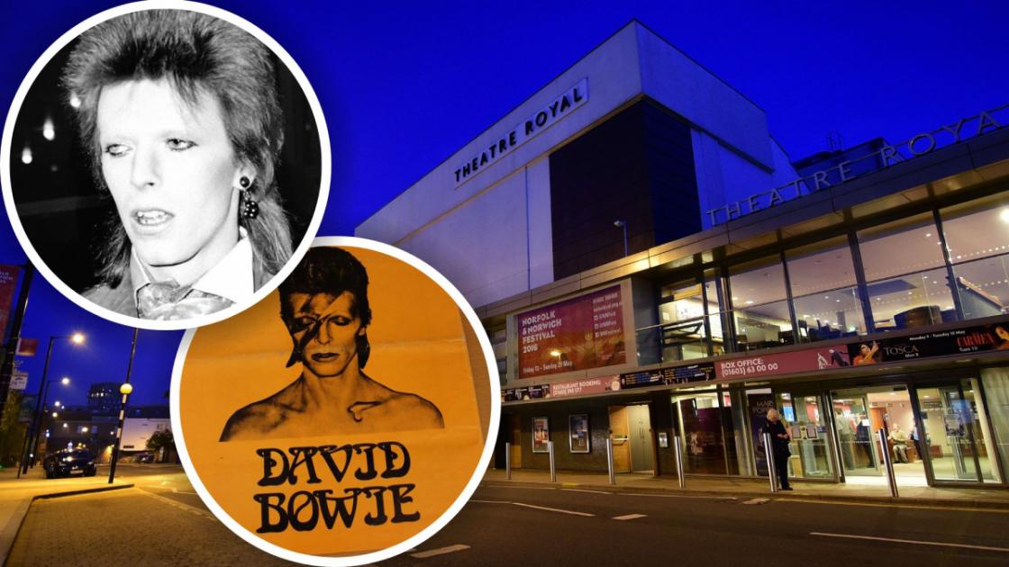 David Bowie’s Norwich Theatre Royal gig recalled 50 years on