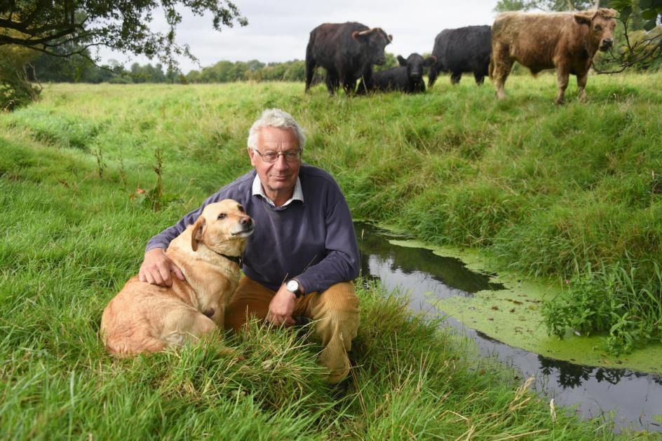 Robert Perowne's frustration over sewage leak at Great Snoring farm 