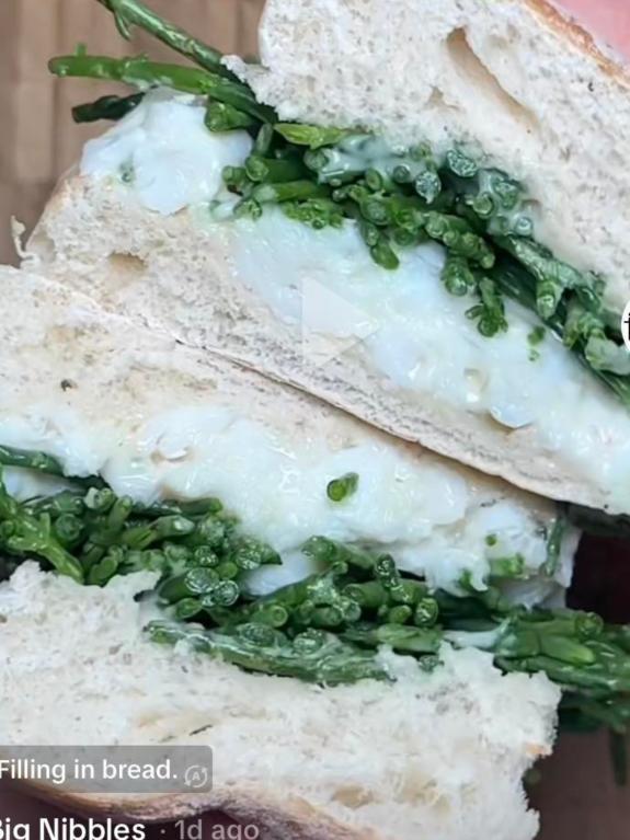 Eastern Daily Press: The crab and samphire sandwich Eastern Daily Press: The crab and samphire sandwich