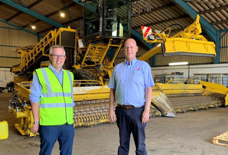 Norfolk MP visits agricultural machinery firm CTM in Harpley 