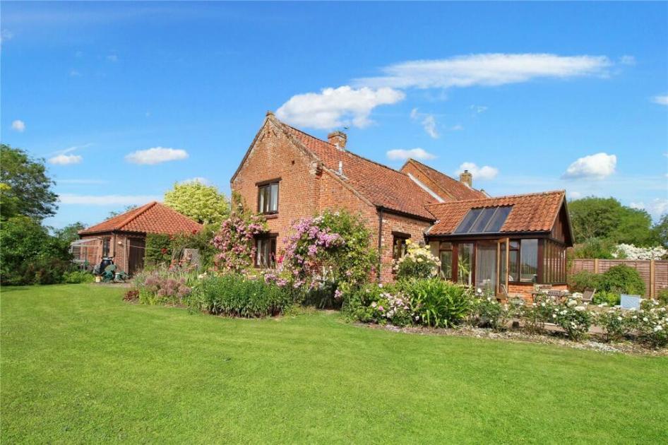 Secluded barn conversion in Shotesham on sale for £650k 