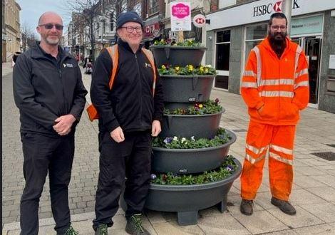 ‘Pride of place’ promise as floral displays enhance town centre