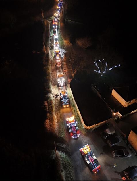 North Walsham young farmers hold Christmas tractor run 