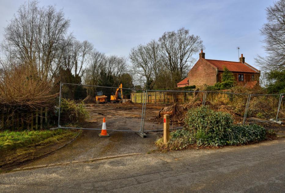 Bungalow next to Castle Rising Castle is knocked down 