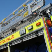 Firefighters have tackled an overnight fire at a property in Upwell