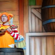 Joe Tracini as Tommy the Cat in Dick Whittington and his Cat at Norwich Theatre Royal.