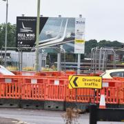 Works are continuing as part of the £126.75m Gull Wing bridge in Lowestoft.