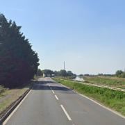 The A47 South Brink is shut between Guyhirn and the Cromwell Road roundabout, Wisbech