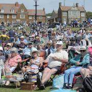 Hunstanton Green was packed as thousands turned out for the town's free Platinum Jubilee music festival