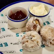The deep-fried cream tea available over the jubilee bank holiday