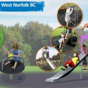 The design for new play equipment at the West Lynn Community Centre