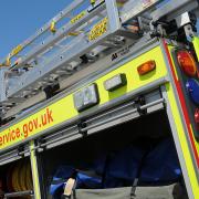 A fire crew from North Walsham attended the crash