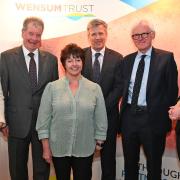 Pictured at the official launch of The Base are MP Chloe Smith, John Smith, Anne Oakley, Daniel Thrower, Norman Lamb and Nicki Rider.