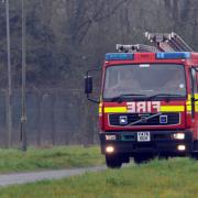 Six fire engines have been called to a large shed fire in north Suffolk.
