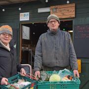Care farmers Iris van Zon and Doeke Dobma of Clinks Care Farm in Beccles which is offering therapy for those who have suffered ill-effects from the pandemic