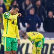 Adam Idah had a shot tipped onto a post in Norwich City's 2-0 Premier League defeat at West Ham