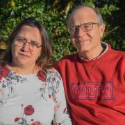 Steve Wright and Fani Courtouke-Wright from Hingham have been trying to find a mental health bed for their teenage daughter for nine months