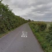 The B1127 at Reydon, near Southwold, has been closed for emergency repairs
