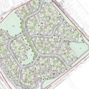 The plans for Prince's Park development in Rackheath
