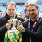 Stuart Webber and Daniel Farke, right, have led Norwich City to two Championship titles