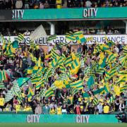 The flags and banners returned to the Barclay stand ahead of Norwich City's draw with Brighton