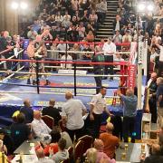 Liam Goddard claimed the Southern Area welterweight title belt as boxing returned to Norwich