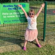 Mrs Farnworth's daughter, Charlotte, five, is among the youngsters from Beetley looking forward to the new play area.