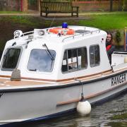 A Broads Authority ranger patrolling the River Wensum