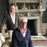 Owners of Wolterton Hall, Keith Day (left) and Peter Sheppard (right), in one of the sitting rooms at the hall.