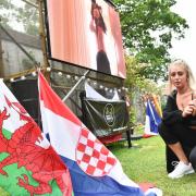 The Boundary pub has installed a huge screen to show the Euro 2020 games. Pub supervisor Kerryann Poynter.
Byline: Sonya Duncan